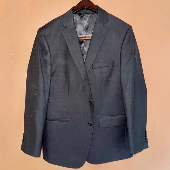 APT 9 Men's Two Button Black Blazer Sport Coat Jacket Size 40R - Picture 1 of 9